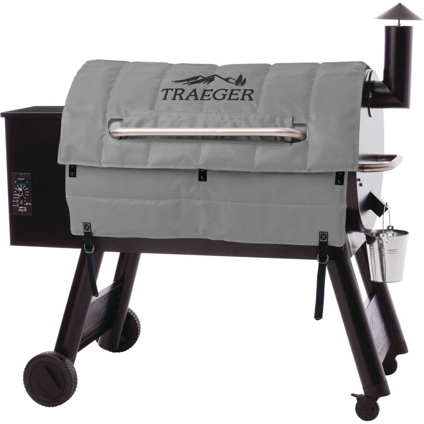 Traeger Gray Pro 34 Insulated Blanket Grill Cover Image 1