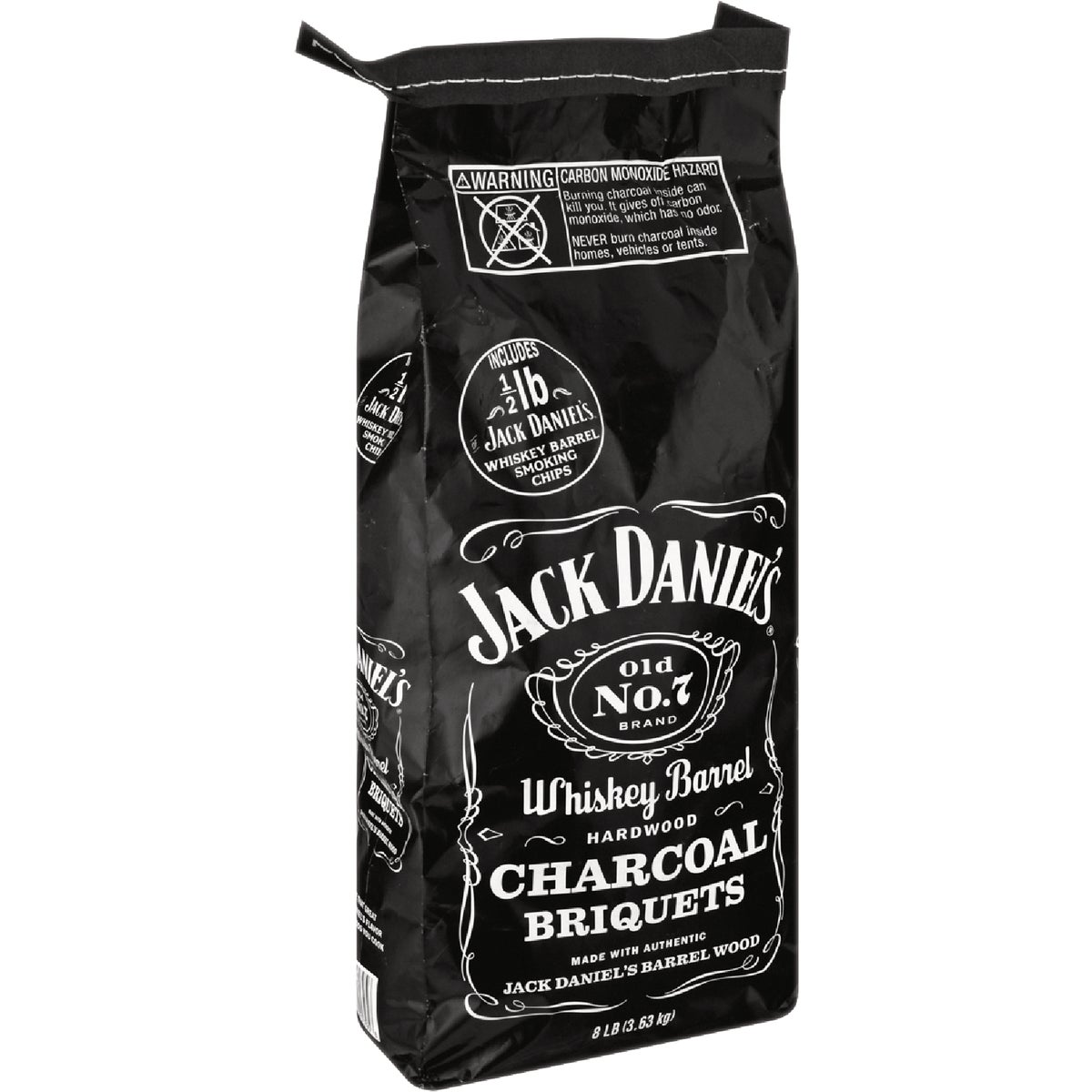 Jack Daniel's 8 Lb. Whiskey Barrel Charcoal Briquets Image 3