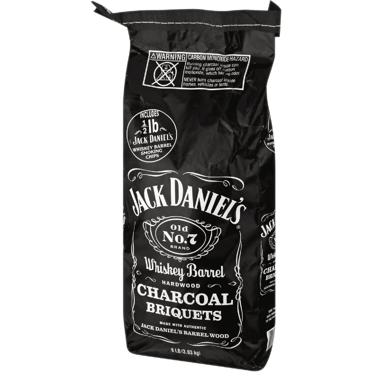 Jack Daniel's 8 Lb. Whiskey Barrel Charcoal Briquets Image 2