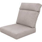 Northcape International Rockton Gray Polyester High Back Swivel Rocker Gray Cushion Image 1