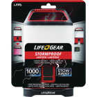 Life Gear Storm Proof Red & Black ABS LED Collapsible Lantern Image 1