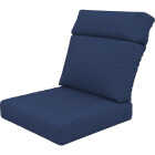 Northcape International Rockton Navy Polyester High Back Swivel Rocker Navy Cushion Image 1