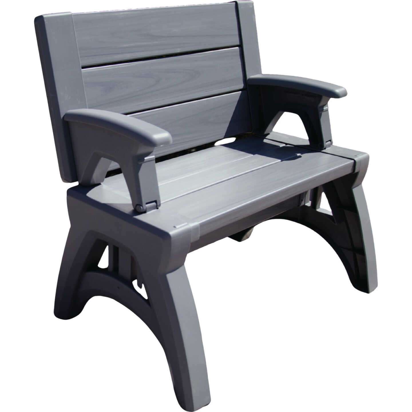Convert A Chair Platinum Gray Foldable Chair Image 1
