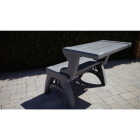 Convert A Chair Platinum Gray Foldable Chair Image 3