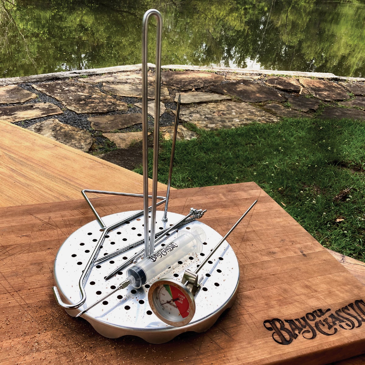 Bayou Classic Aluminum 9.5 In. Poultry Rack