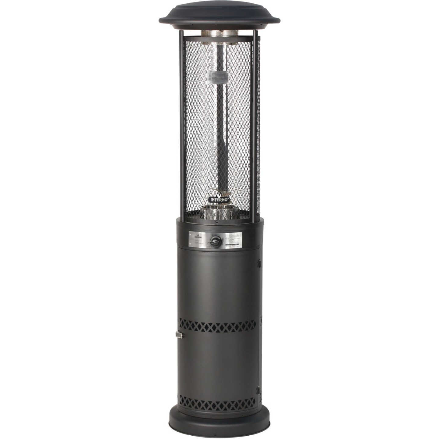 36,000 BTU Black Stainless Steel Patio Heater Image 1