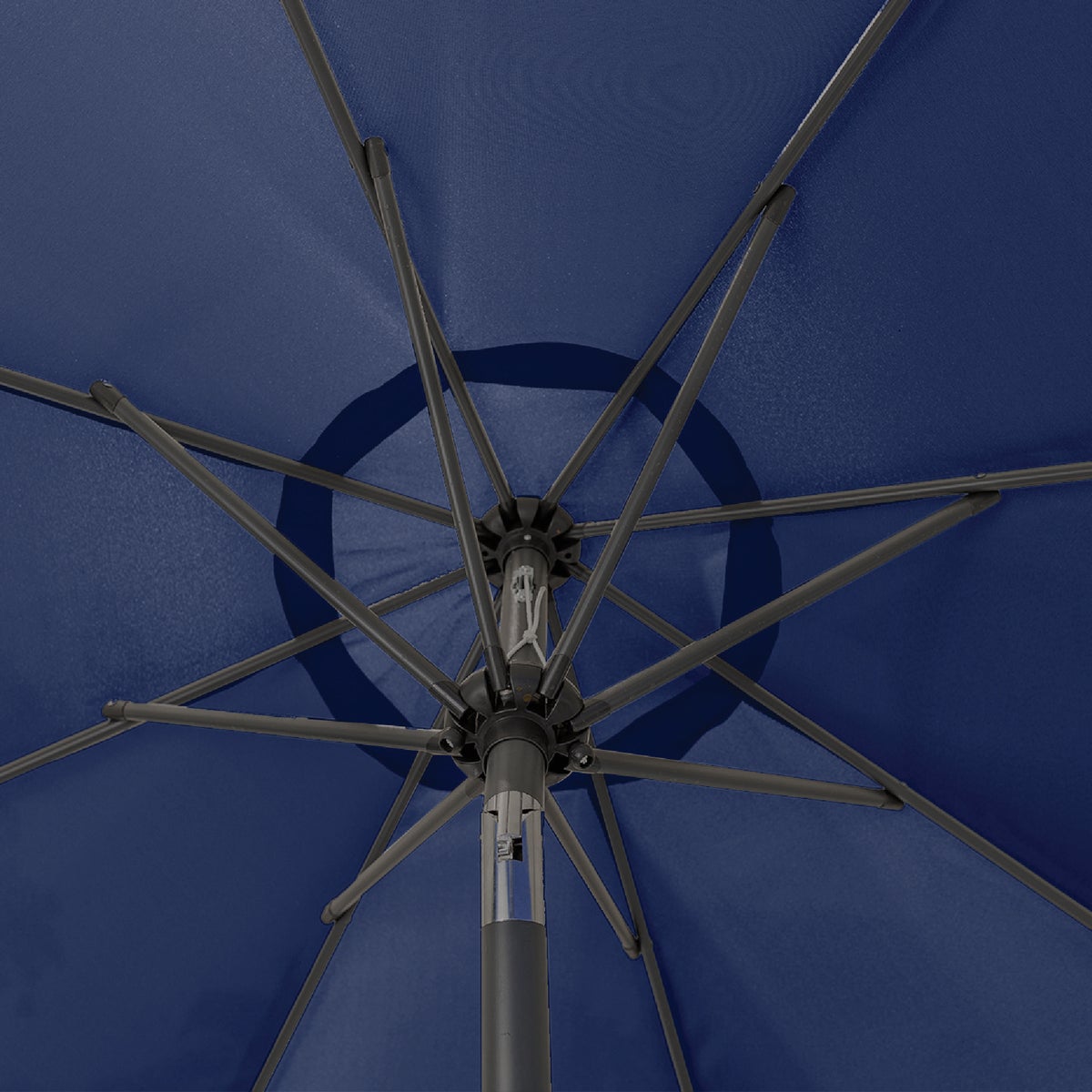 Caban Beach 9 Ft. Aluminum Pole Navy Formosol Market Umbrella Image 3