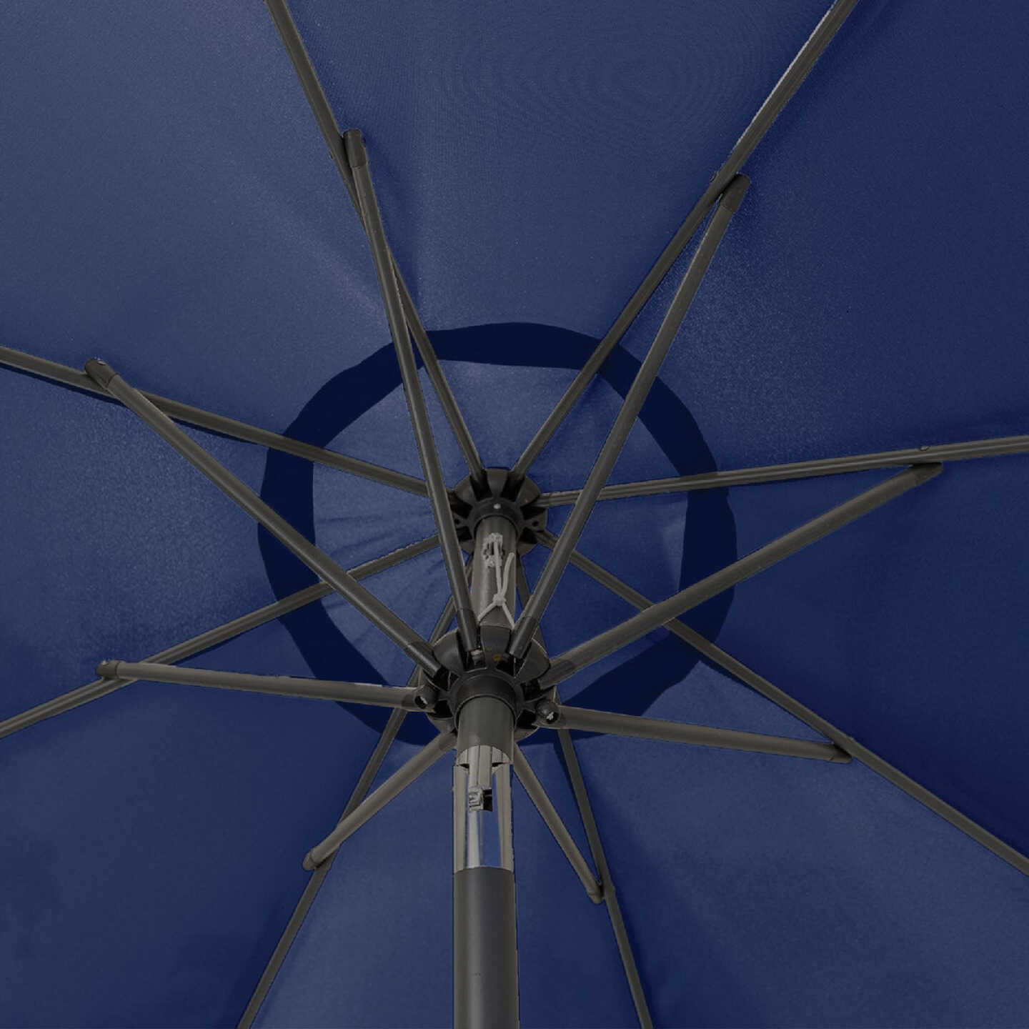 Caban Beach 9 Ft. Aluminum Pole Navy Formosol Market Umbrella Image 3