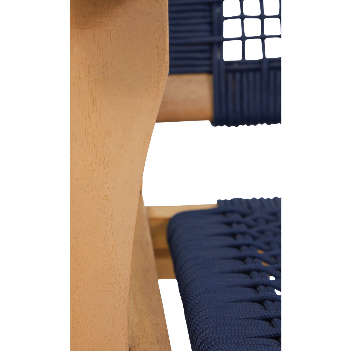3-Piece Navy Acacia Wood Chat Set Image 6