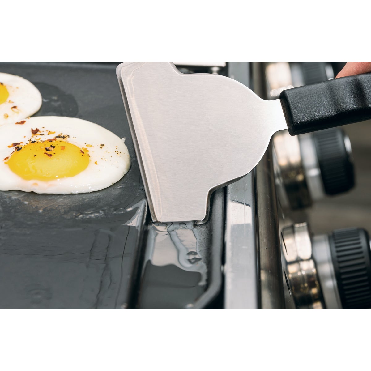 Broil King 10 In. Stainless Steel Plancha Grill Scraper Image 2