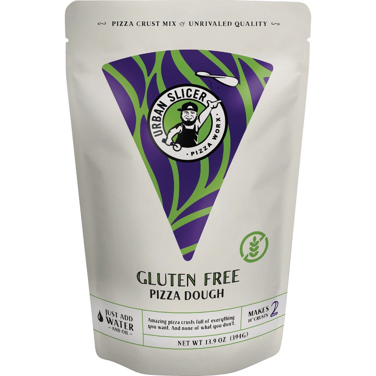 Urban Slicer Pizza Worx Gluten Free Pizza Dough Mix (13.9oz)