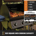 Oklahoma Joe's Canyon Combo Charcoal/Gas Smoker & Grill Image 4