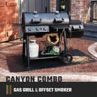 Oklahoma Joe's Canyon Combo Charcoal/Gas Smoker & Grill Image 3