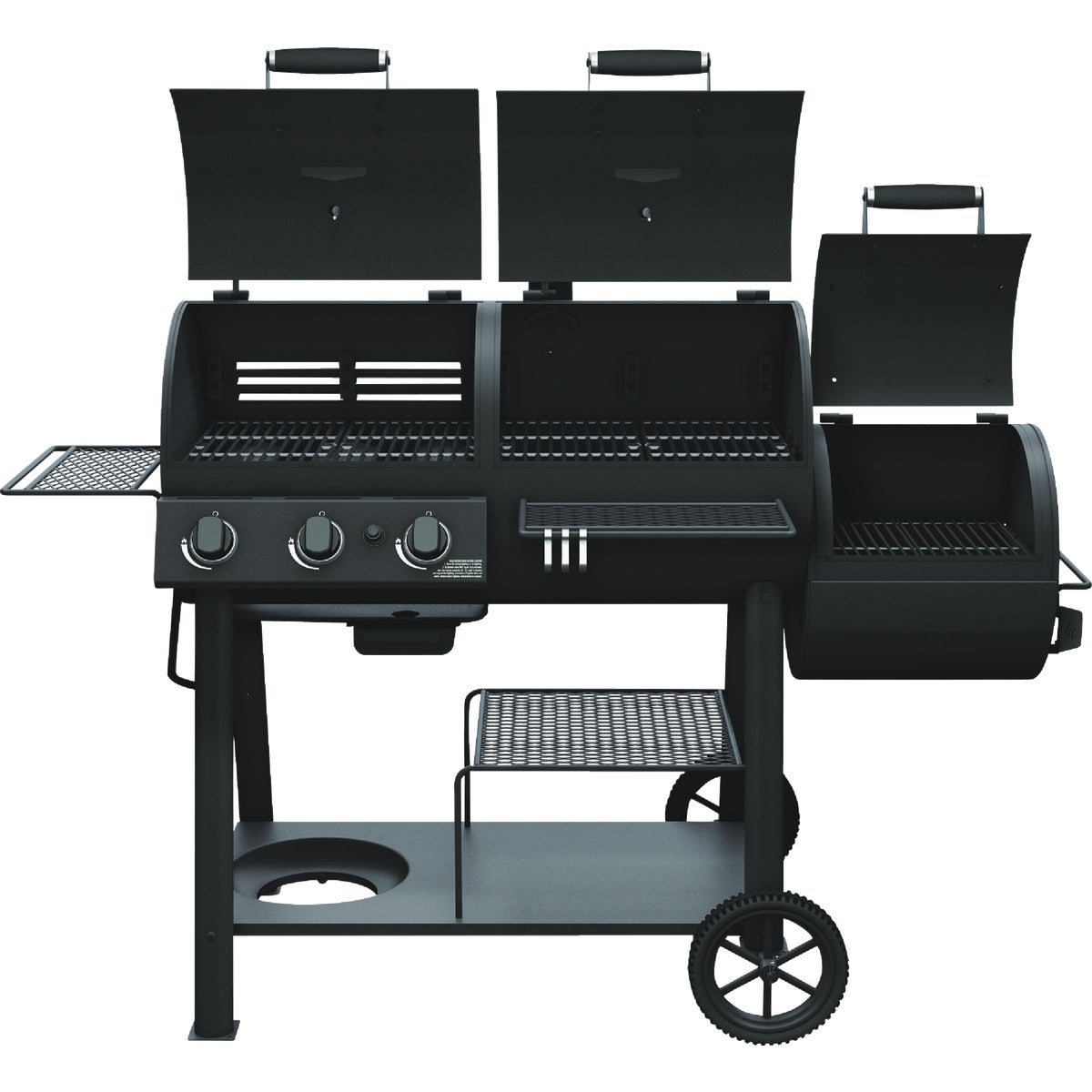 Oklahoma Joe's Canyon Combo Charcoal/Gas Smoker & Grill Image 5