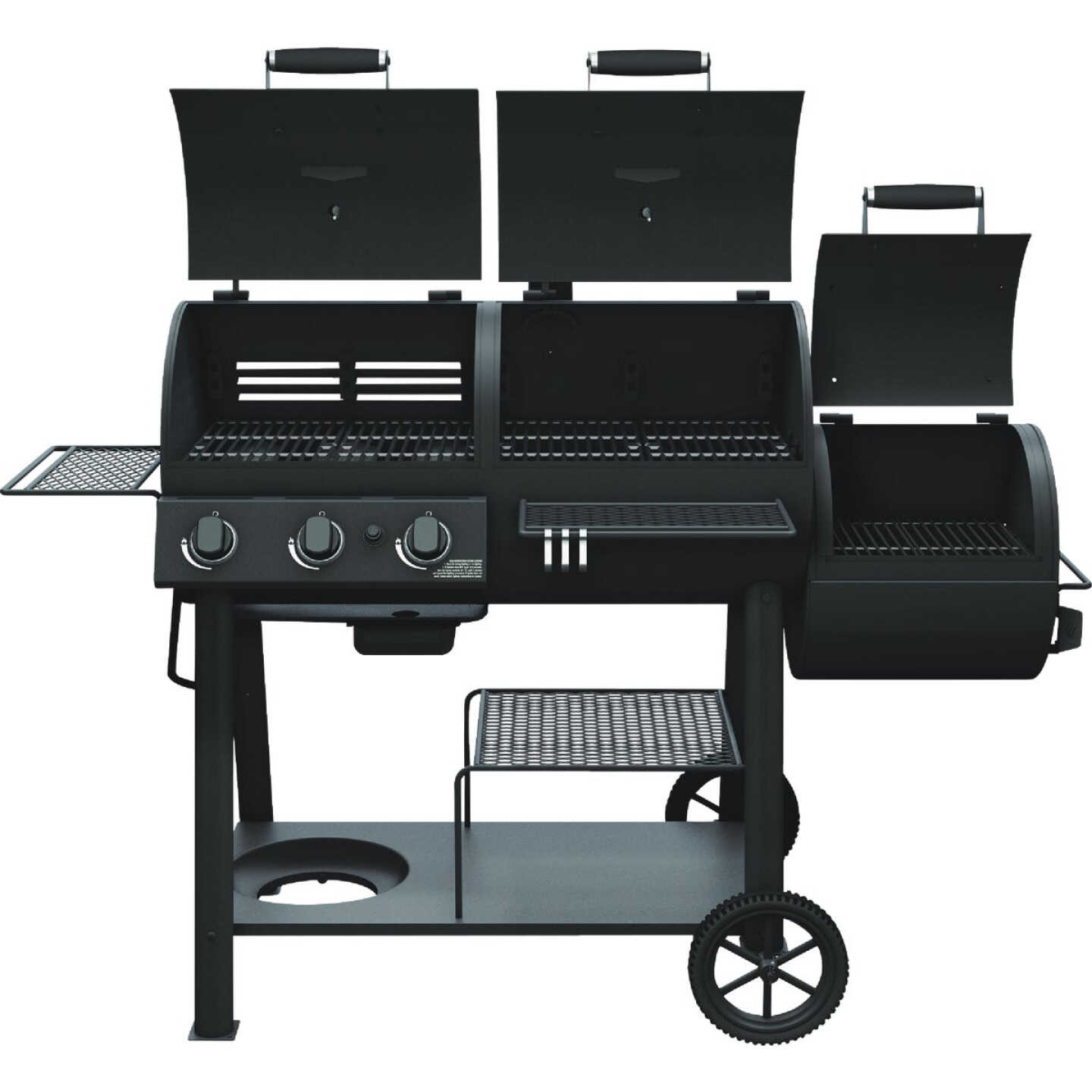 Oklahoma Joe's Canyon Combo Charcoal/Gas Smoker & Grill Image 5