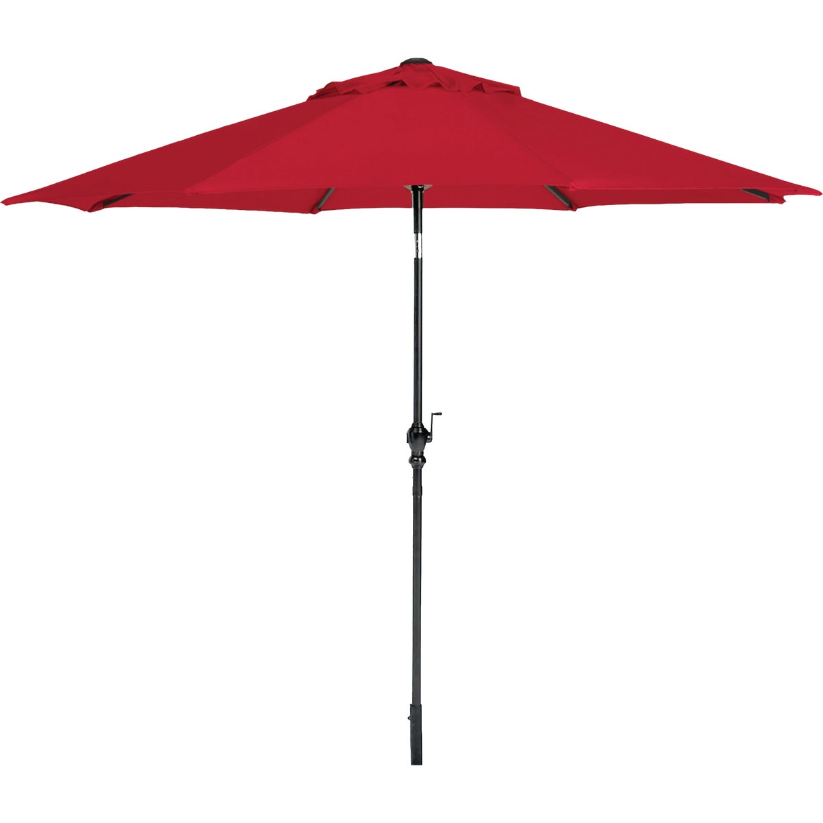 Cabana Beach 9 Ft. Aluminum Pole Red Formosol Market Umbrella Image 1