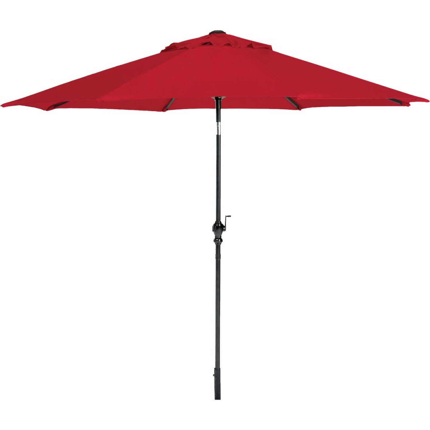 Cabana Beach 9 Ft. Aluminum Pole Red Formosol Market Umbrella Image 1