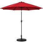 Cabana Beach 9 Ft. Aluminum Pole Red Formosol Market Umbrella Image 3
