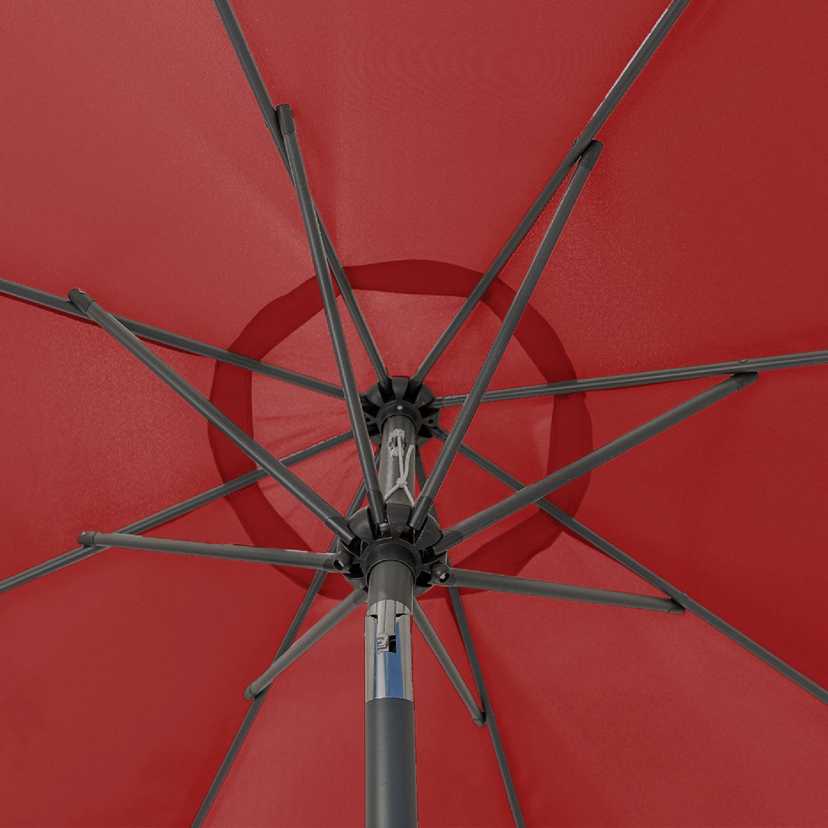 Cabana Beach 9 Ft. Aluminum Pole Red Formosol Market Umbrella Image 5