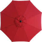 Cabana Beach 9 Ft. Aluminum Pole Red Formosol Market Umbrella Image 4