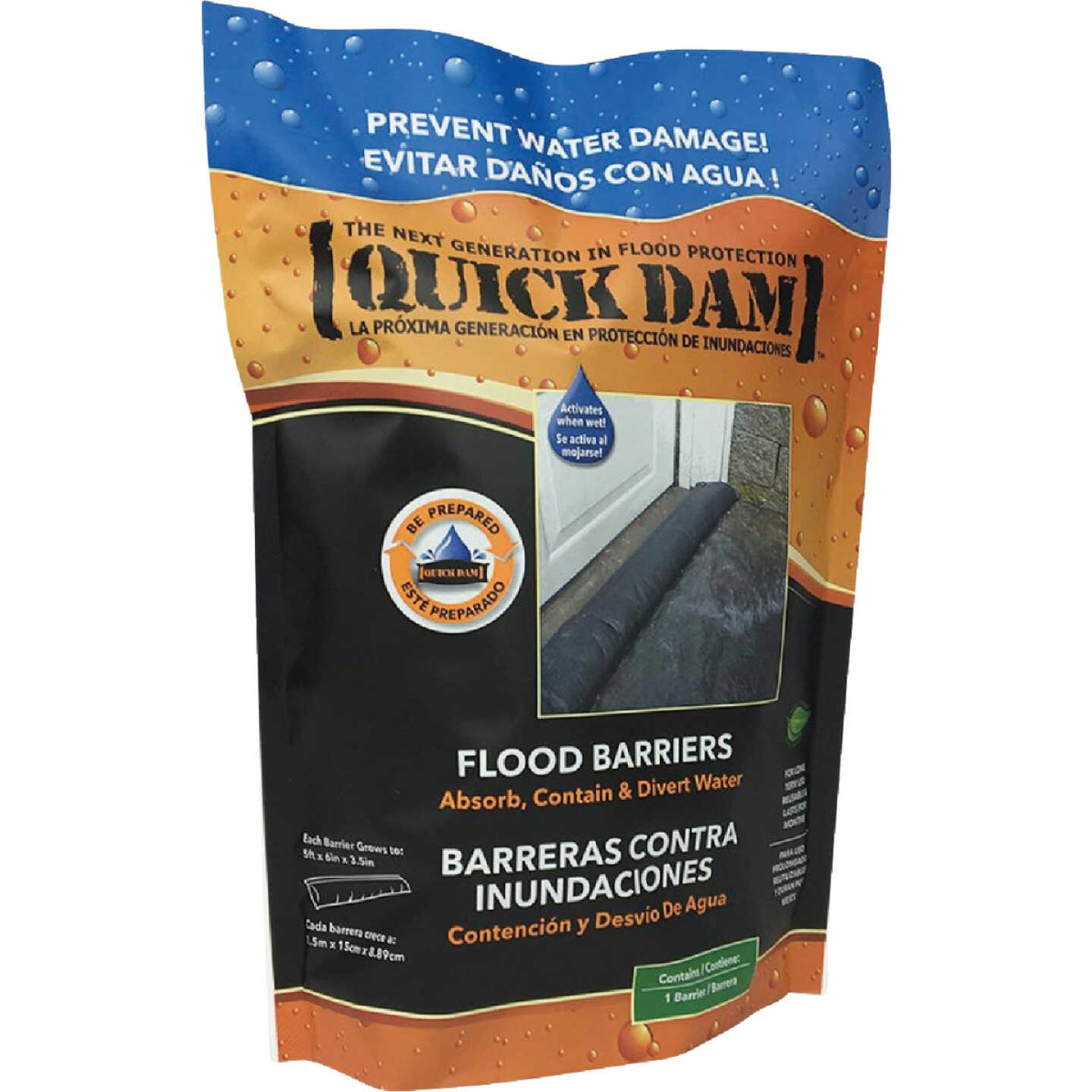 Quick Dam 5 Ft. Flood Barrier Image 1