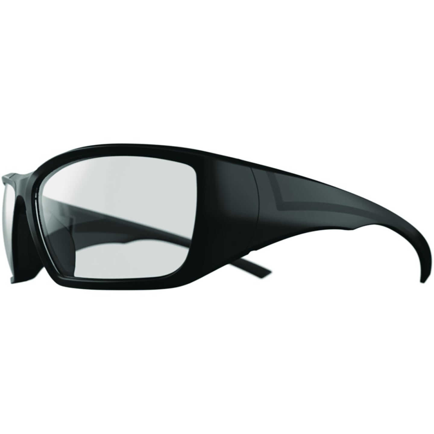 I-Form Lava Black Frame Safety Glasses with Clear Lenses Image 1