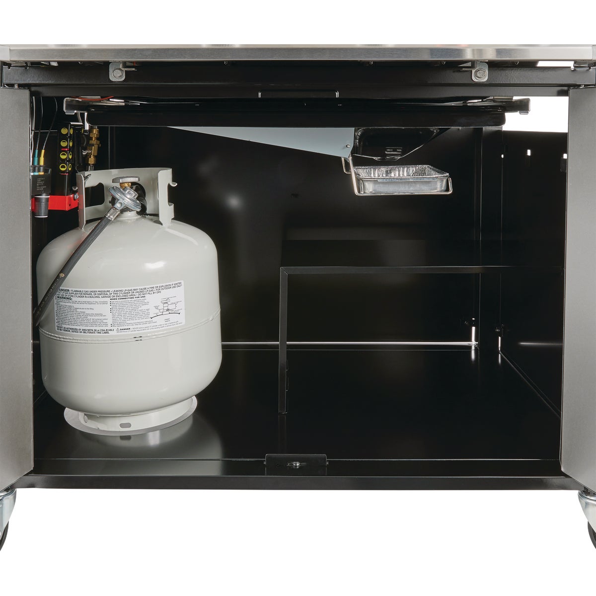 Weber Genesis S-435 4-Burner Liquid Propane Gas Grill, Stainless Steel Image 12