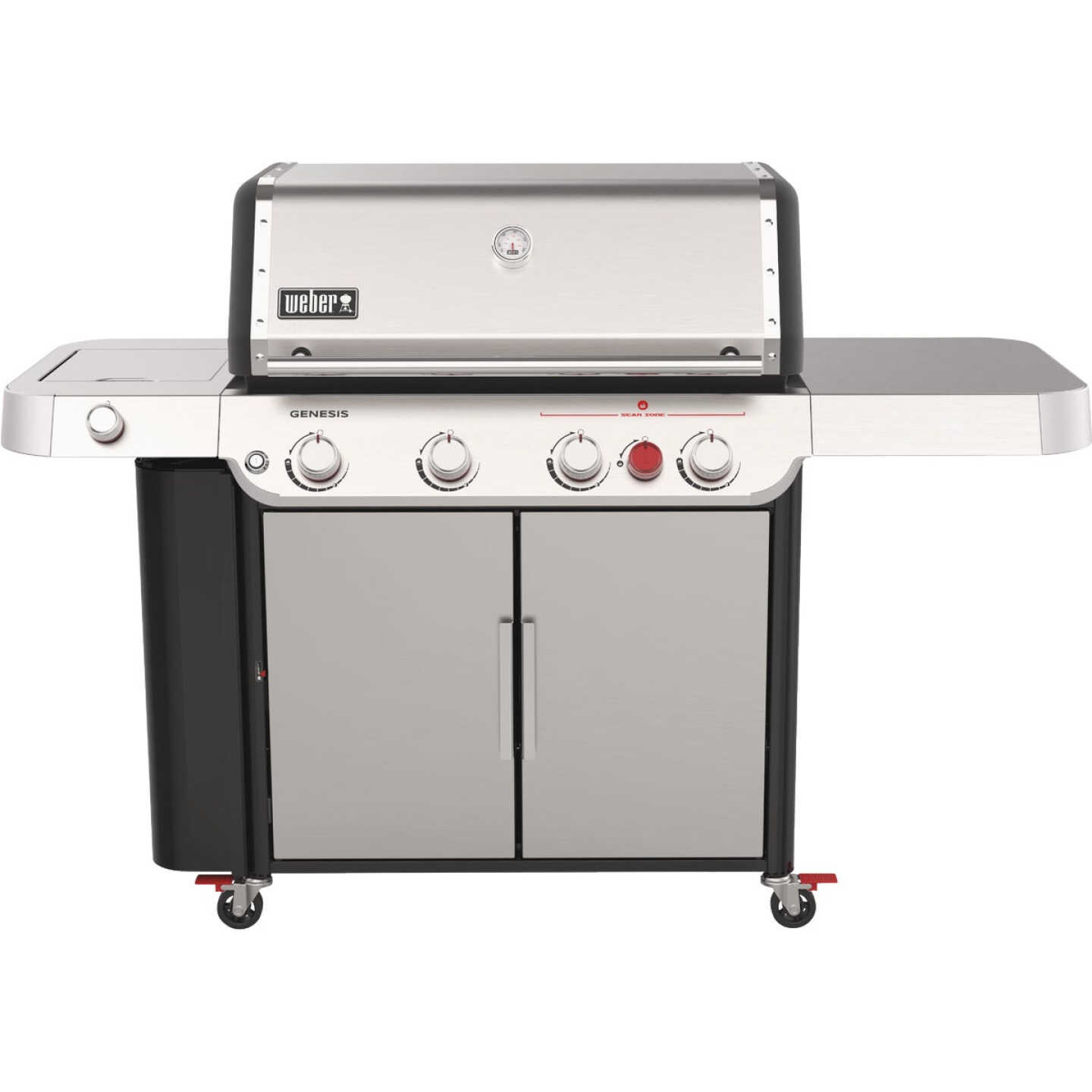 Weber Genesis S-435 4-Burner Liquid Propane Gas Grill, Stainless Steel Image 1