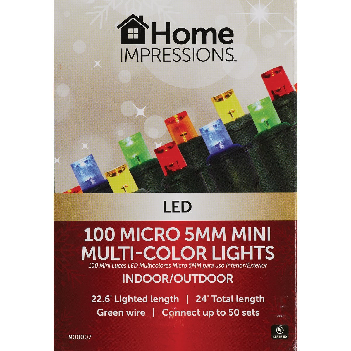Home Impressions Multi 100-Bulb Micro 5MM Mini LED Light Set Image 2