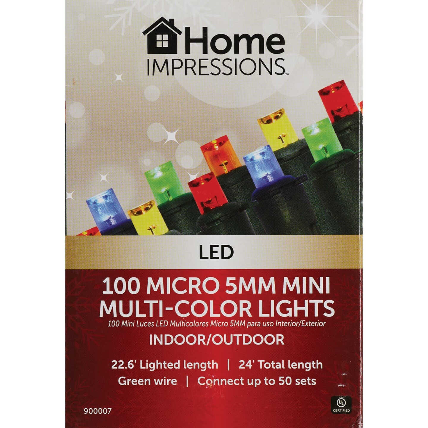 Home Impressions Multi 100-Bulb Micro 5MM Mini LED Light Set Image 2
