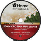 Home Impressions Warm White 200-Bulb Micro 5MM Mini LED Light Set Image 2
