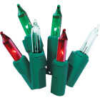 J Hofert Red/Green/Clear 600-Bulb Mini Incandescent Garland Light Set Image 1