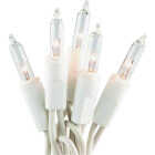 J Hofert Clear 600-Bulb Mini Incandescent Garland Light Set with White Wire Image 1