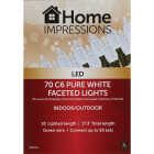 Home Impressions Pure White 70-Bulb C6 LED Light Set Image 2