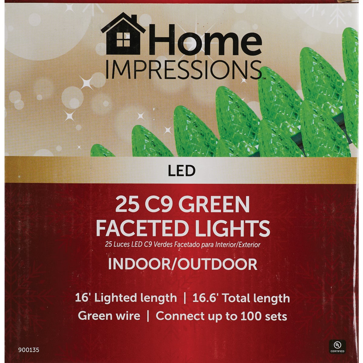 Home Impressions Green 25-Bulb C9 LED Light Set Image 2