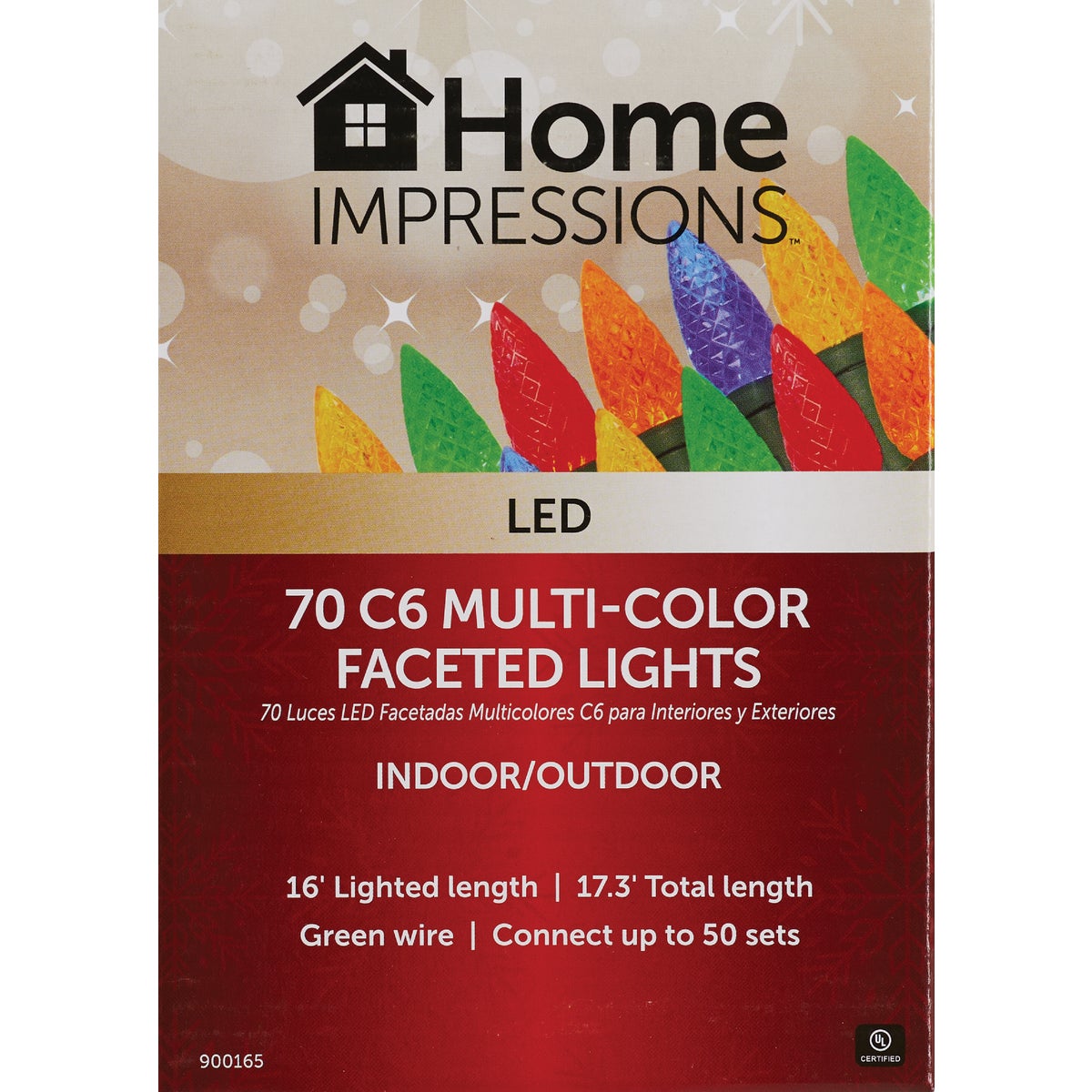 Home Impressions Multi 70-Bulb C6 LED Light Set Image 2
