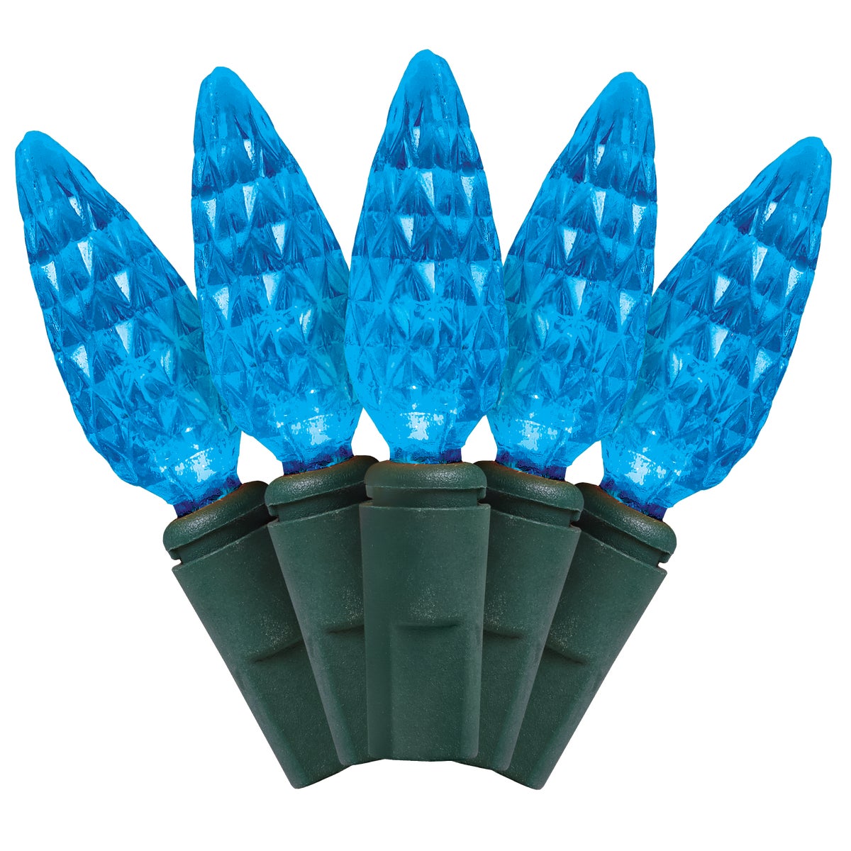 Home Impressions Blue 70-Bulb C6 LED Light Set Image 1