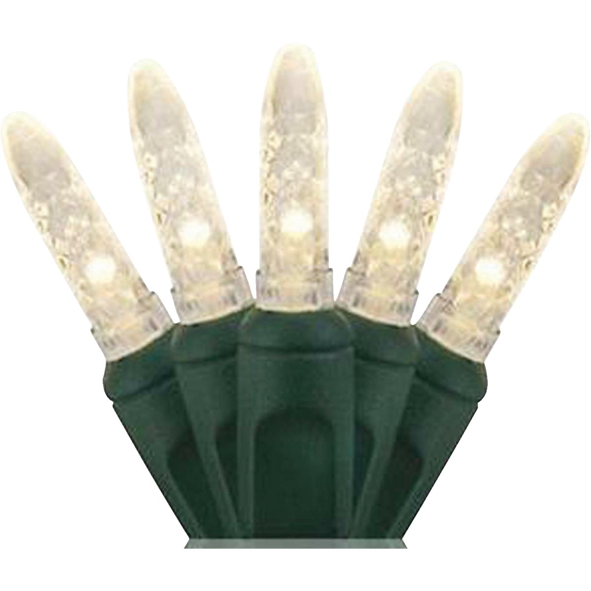 Home Impressions Warm White 100-Bulb Faceted M5 Mini LED Light Set Image 1