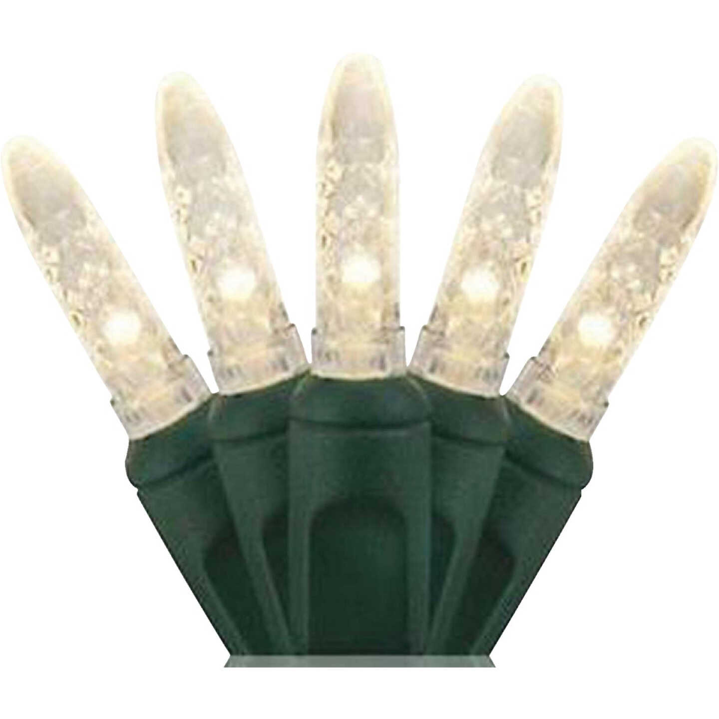 Home Impressions Warm White 100-Bulb Faceted M5 Mini LED Light Set Image 1