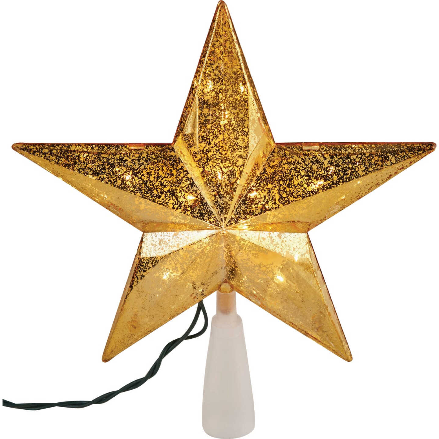J Hofert Gold 9 In. Star Christmas Tree Topper Image 2