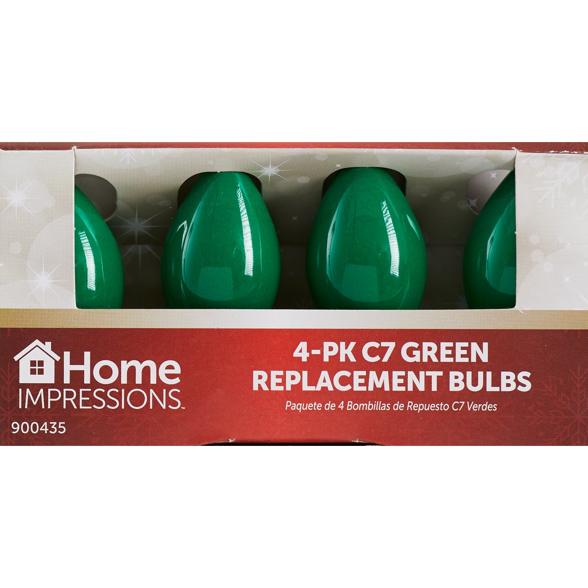 Home Impressions C7 Green Ceramic 125V Replacement Light Bulb (4-Pack) Image 2
