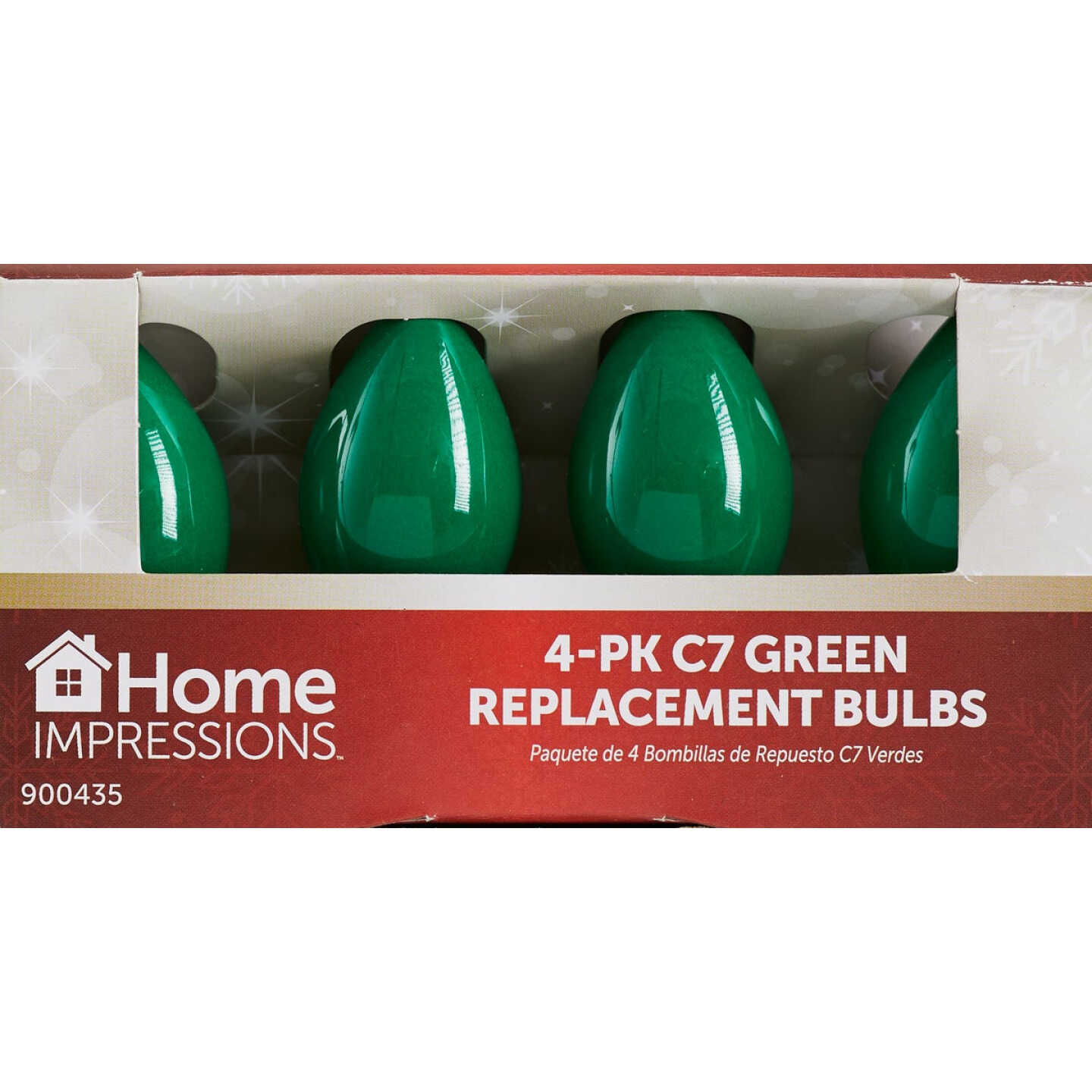 Home Impressions C7 Green Ceramic 125V Replacement Light Bulb (4-Pack) Image 2