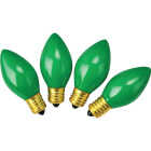 Home Impressions C7 Green Ceramic 125V Replacement Light Bulb (4-Pack) Image 1