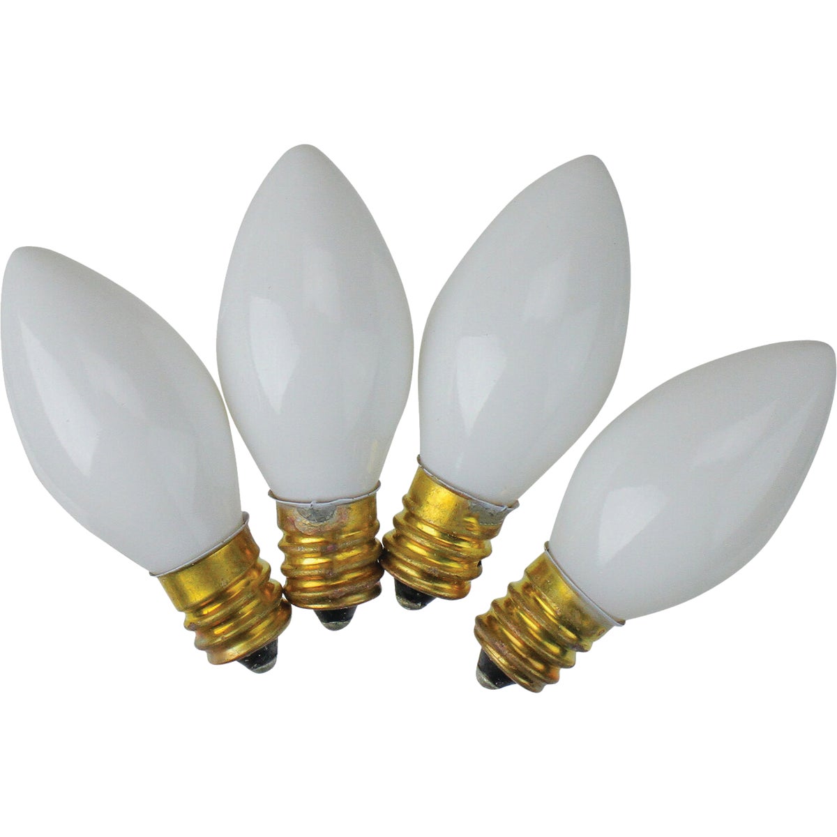 Home Impressions C7 White Ceramic 125V Replacement Light Bulb (4-Pack)