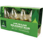 Home Impressions C9 Clear Transparent 125V Replacement Light Bulb (4-Pack) Image 3