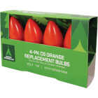 Home Impressions C9 Orange Ceramic 125V Replacement Light Bulb (4-Pack) Image 3