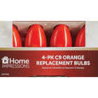 Home Impressions C9 Orange Ceramic 125V Replacement Light Bulb (4-Pack) Image 2