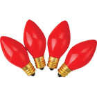 Home Impressions C9 Red Ceramic 125V Replacement Light Bulb (4-Pack) Image 1