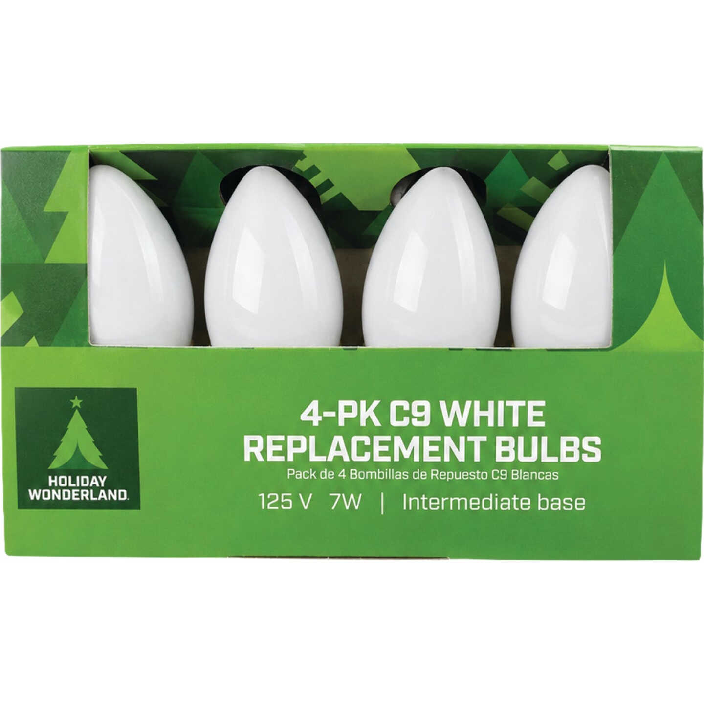 Home Impressions C9 White Ceramic 125V Replacement Light Bulb (4-Pack) Image 2