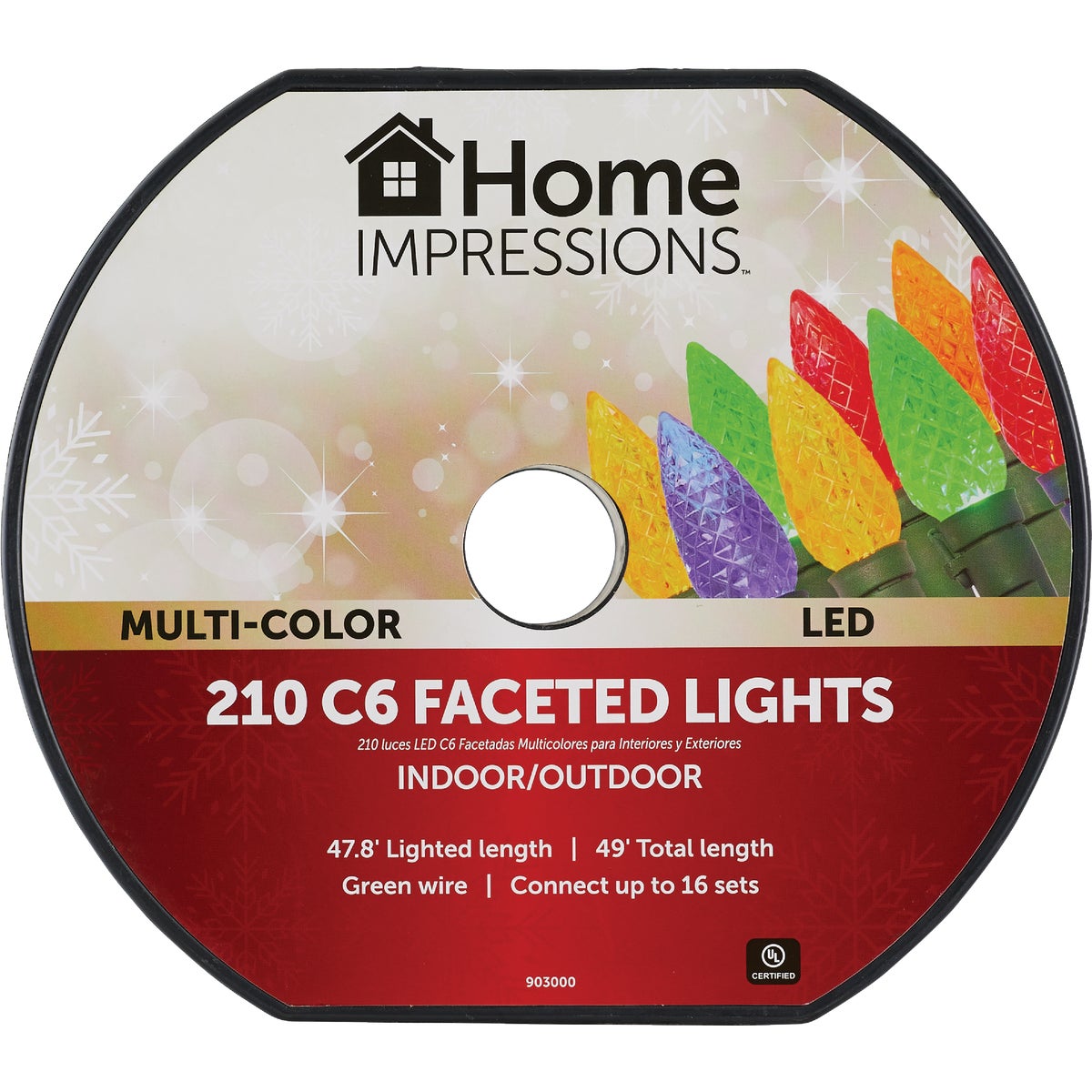 Home Impressions Multi 210-Bulb C6 LED Light Set Image 2